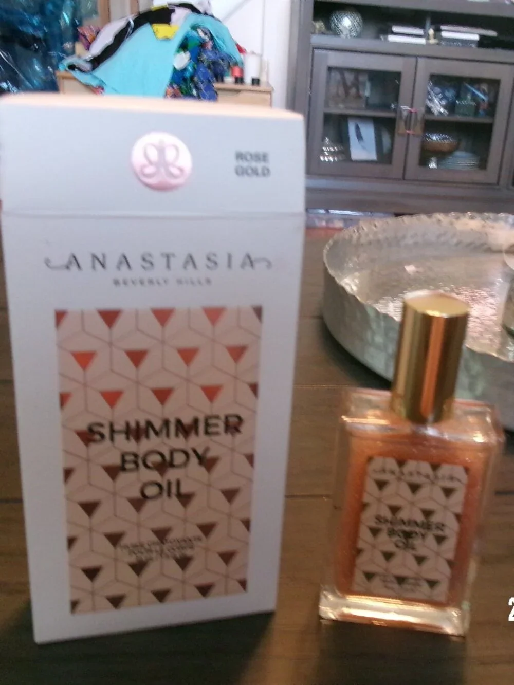Anastasia Beverly Hills Shimmer Body Oil 1.5 oz / 45 mL # Rose Gold New in Box!